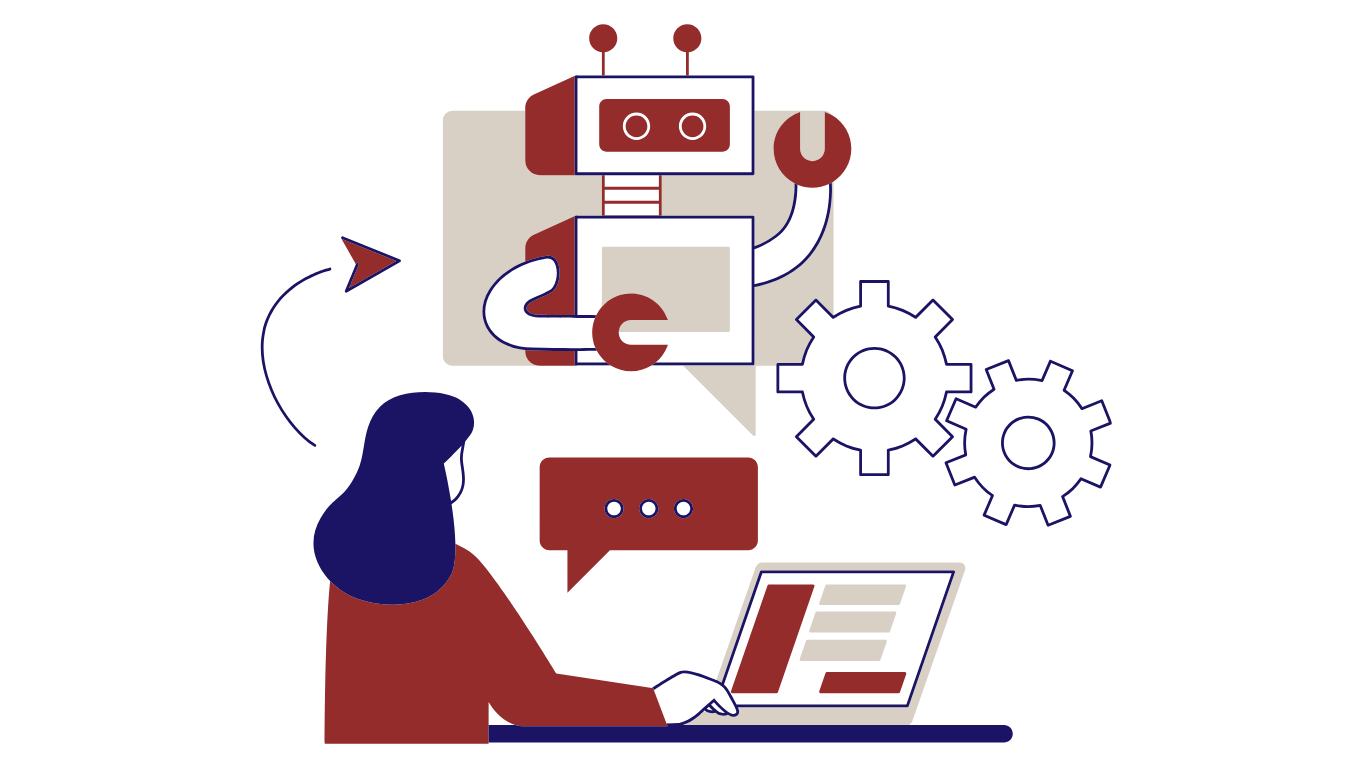 AI automation workflow and machine learning visualization