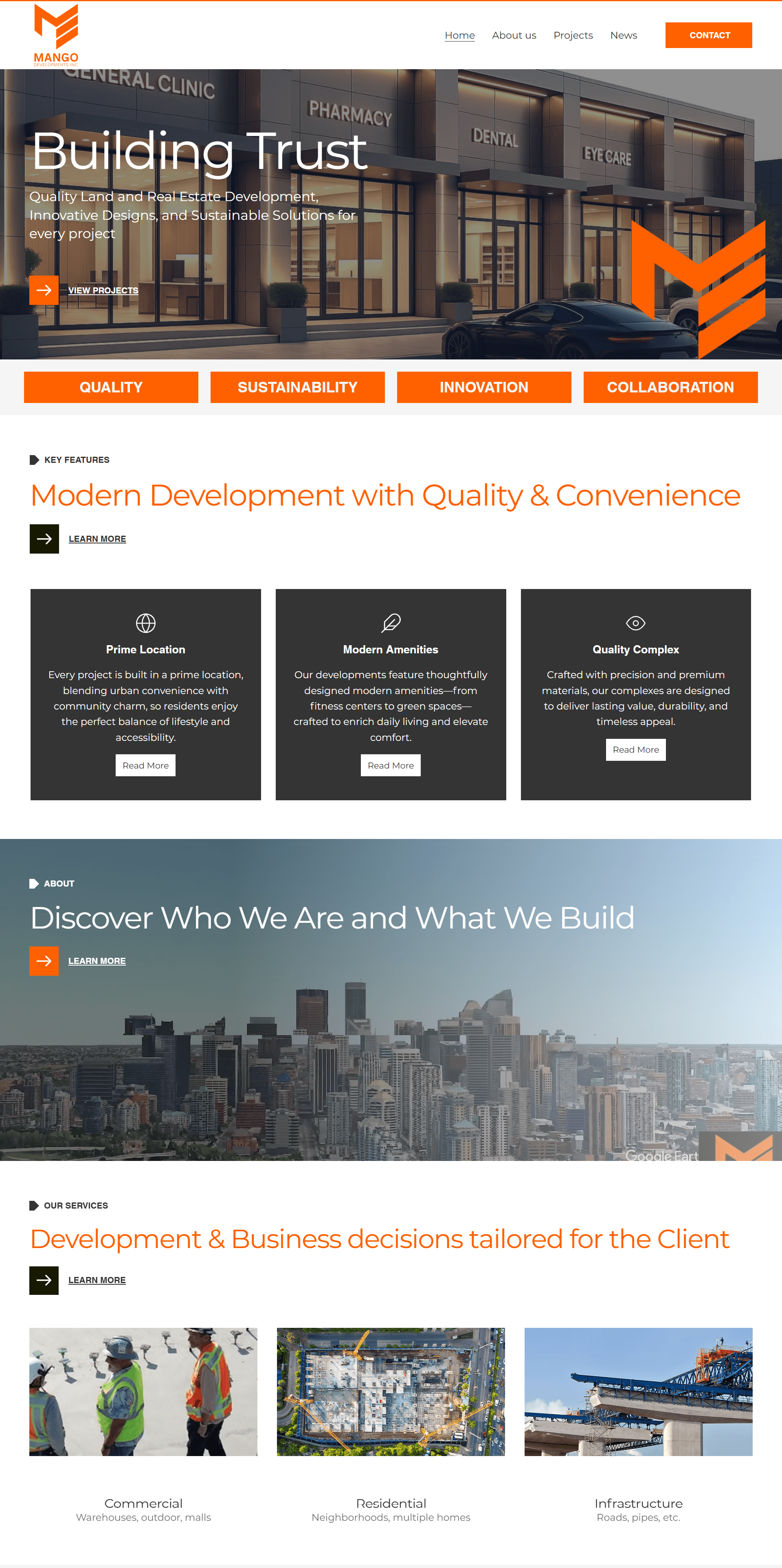 Mango Developments — Lead Generation and Digital Marketing
